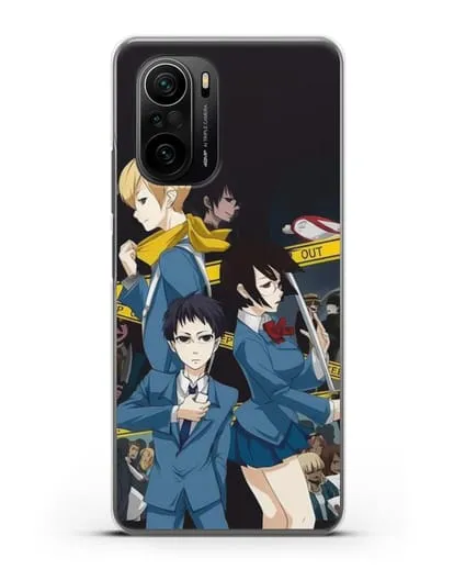 Чехол аниме Дюрарара!! (Durarara!!) Микадо и Анри силиконовый для Xiaomi Poco F3 Pro