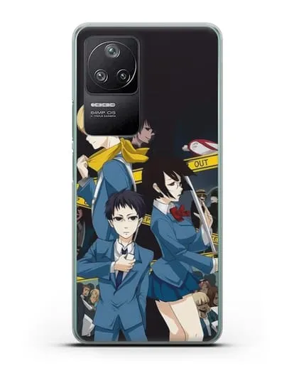 Чехол аниме Дюрарара!! (Durarara!!) Микадо и Анри силиконовый для Xiaomi Poco F4