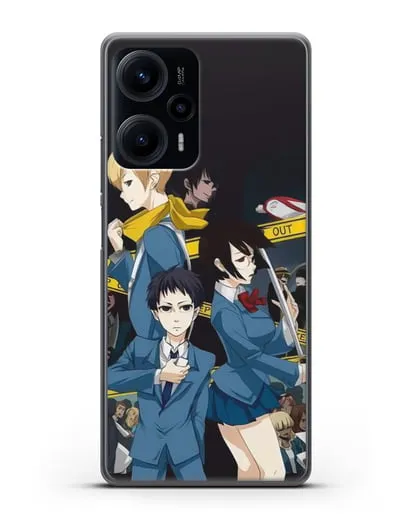 Чехол аниме Дюрарара!! (Durarara!!) Микадо и Анри силиконовый для Xiaomi Poco F5