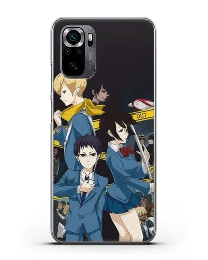 Чехол аниме Дюрарара!! (Durarara!!) Микадо и Анри силиконовый для Xiaomi Poco M5s