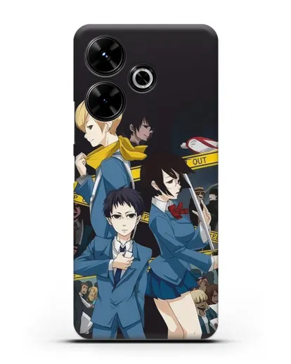 Чехол аниме Дюрарара!! (Durarara!!) Микадо и Анри силиконовый для Xiaomi Poco M6