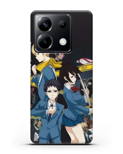 Чехол аниме Дюрарара!! (Durarara!!) Микадо и Анри силиконовый для Xiaomi Poco X6