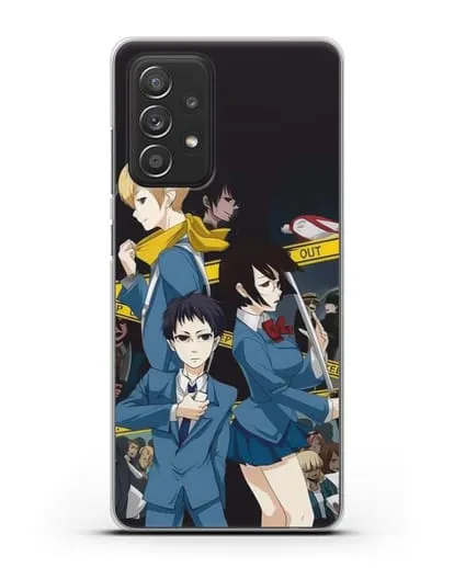 Чехол аниме Дюрарара!! (Durarara!!) Микадо и Анри силиконовый для Samsung Galaxy A53