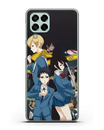 Чехол аниме Дюрарара!! (Durarara!!) Микадо и Анри силиконовый для Samsung Galaxy M53 [SM-M536]