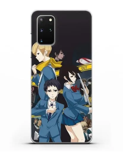 Чехол аниме Дюрарара!! (Durarara!!) Микадо и Анри силиконовый для Samsung Galaxy S20 Plus [SM-G985F]