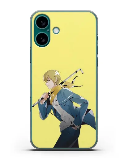 Чехол аниме Дюрарара!! (Durarara!!) Масаоми Кида силиконовый для iPhone 16 Plus