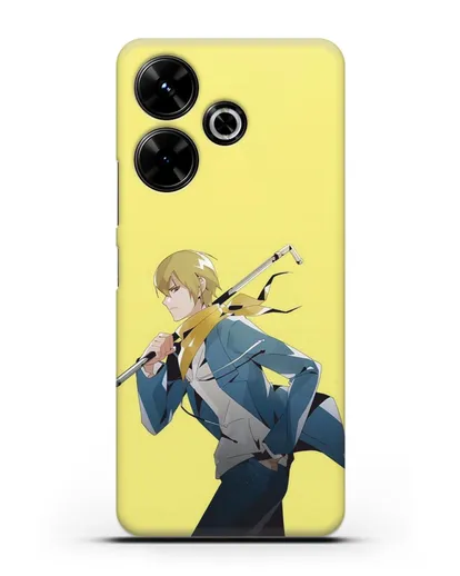 Чехол аниме Дюрарара!! (Durarara!!) Масаоми Кида силиконовый для Xiaomi Poco M6