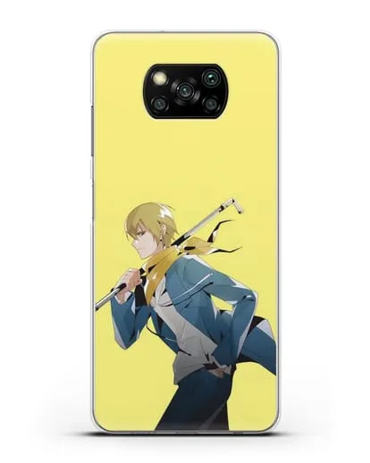 Чехол аниме Дюрарара!! (Durarara!!) Масаоми Кида силиконовый для Xiaomi Poco X3