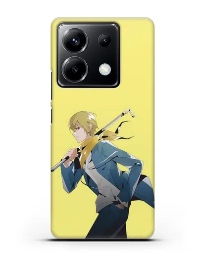 Чехол аниме Дюрарара!! (Durarara!!) Масаоми Кида силиконовый для Xiaomi Poco X6