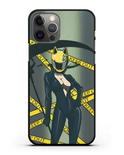 Чехол аниме Дюрарара!! (Durarara!!) Селти Стурлусон силиконовый для iPhone 12 Pro