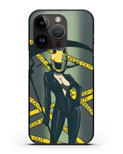 Чехол аниме Дюрарара!! (Durarara!!) Селти Стурлусон силиконовый для iPhone 14 Pro