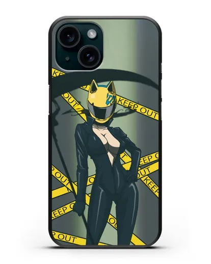 Чехол аниме Дюрарара!! (Durarara!!) Селти Стурлусон силиконовый для iPhone 15