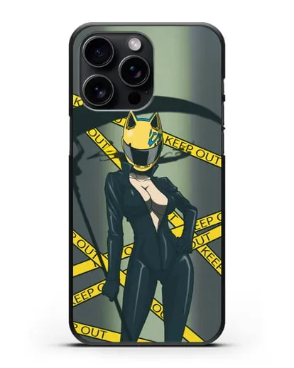 Чехол аниме Дюрарара!! (Durarara!!) Селти Стурлусон силиконовый для iPhone 15 Pro Max