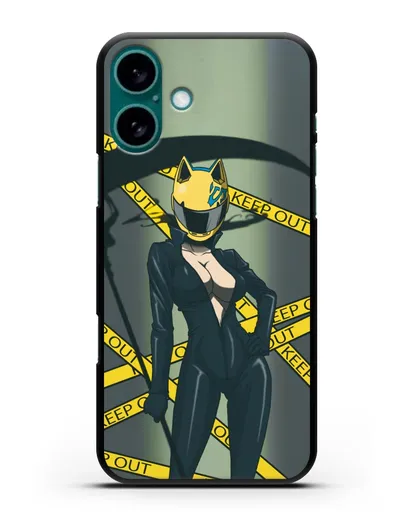 Чехол аниме Дюрарара!! (Durarara!!) Селти Стурлусон силиконовый для iPhone 16 Plus