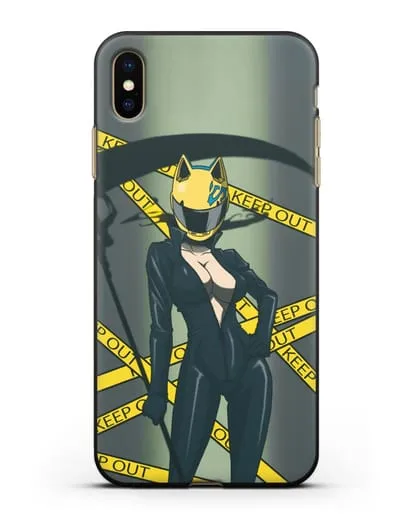Чехол аниме Дюрарара!! (Durarara!!) Селти Стурлусон силиконовый для iPhone XS Max