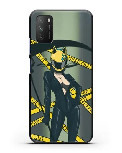 Чехол аниме Дюрарара!! (Durarara!!) Селти Стурлусон силиконовый для Xiaomi Poco M3