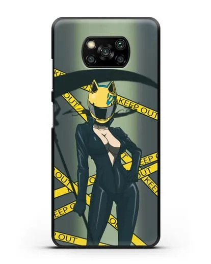 Чехол аниме Дюрарара!! (Durarara!!) Селти Стурлусон силиконовый для Xiaomi Poco X3 Pro