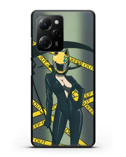 Чехол аниме Дюрарара!! (Durarara!!) Селти Стурлусон силиконовый для Xiaomi Poco X5 Pro
