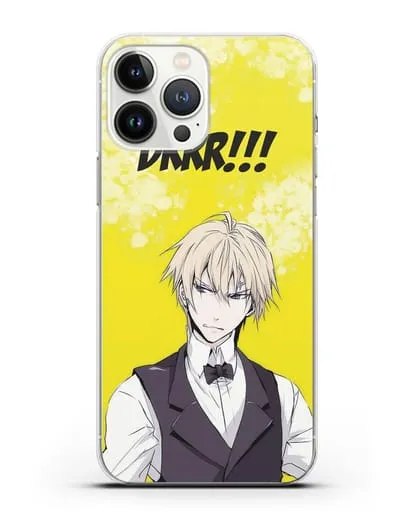 Чехол аниме Дюрарара!! (Durarara!!) Шизуо Хейваджима силиконовый для iPhone 13 Pro Max