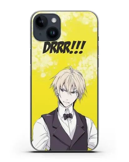 Чехол аниме Дюрарара!! (Durarara!!) Шизуо Хейваджима силиконовый для iPhone 14 Plus