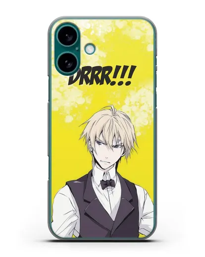 Чехол аниме Дюрарара!! (Durarara!!) Шизуо Хейваджима силиконовый для iPhone 16 Plus