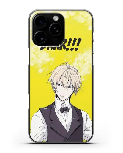 Чехол аниме Дюрарара!! (Durarara!!) Шизуо Хейваджима силиконовый для iPhone 16 Pro Max