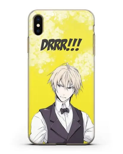 Чехол аниме Дюрарара!! (Durarara!!) Шизуо Хейваджима силиконовый для iPhone XS Max