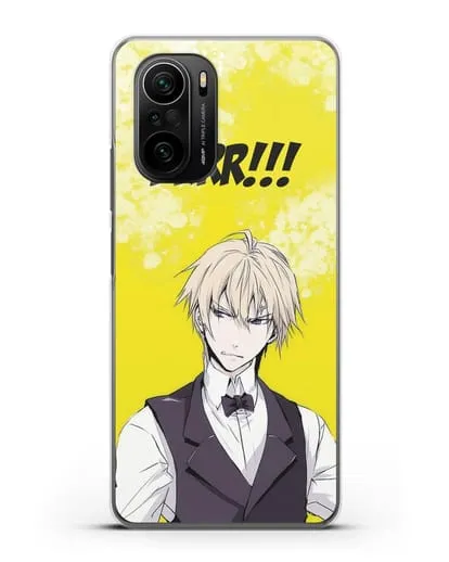 Чехол аниме Дюрарара!! (Durarara!!) Шизуо Хейваджима силиконовый для Xiaomi Poco F3