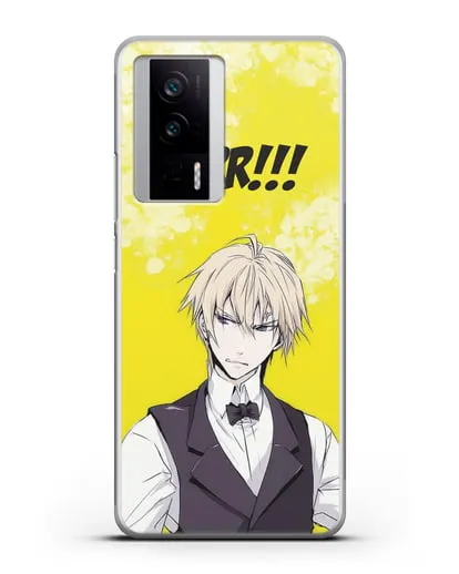 Чехол аниме Дюрарара!! (Durarara!!) Шизуо Хейваджима силиконовый для Xiaomi Poco F5 Pro