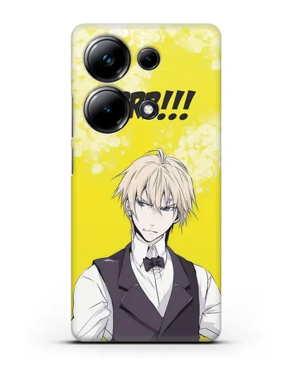 Чехол аниме Дюрарара!! (Durarara!!) Шизуо Хейваджима силиконовый для Xiaomi Poco M6 Pro