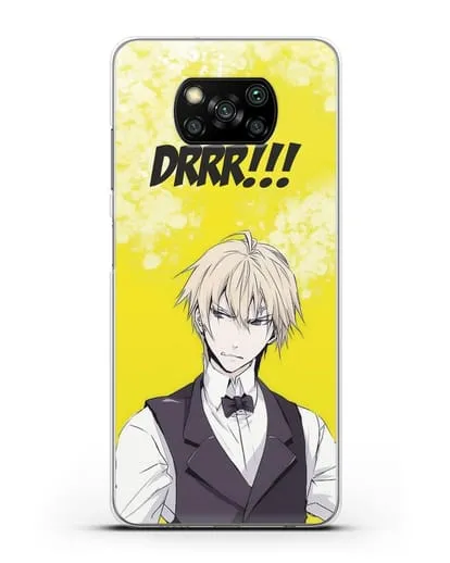 Чехол аниме Дюрарара!! (Durarara!!) Шизуо Хейваджима силиконовый для Xiaomi Poco X3