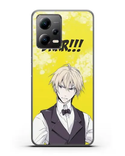 Чехол аниме Дюрарара!! (Durarara!!) Шизуо Хейваджима силиконовый для Xiaomi Poco X5