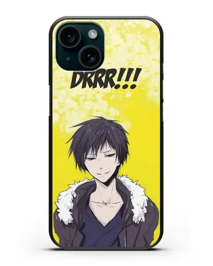 Чехол аниме Дюрарара!! (Durarara!!) Изай из дюрарара силиконовый для iPhone 15