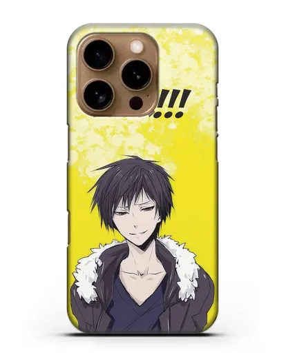 Чехол аниме Дюрарара!! (Durarara!!) Изай из дюрарара силиконовый для iPhone 16 Pro