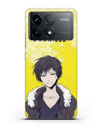 Чехол аниме Дюрарара!! (Durarara!!) Изай из дюрарара силиконовый для Xiaomi Poco F6 Pro