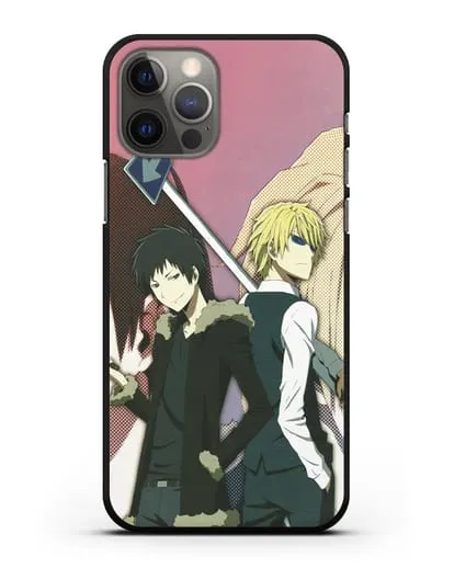 Чехол аниме Дюрарара!! (Durarara!!) Шизуо и Изая силиконовый для iPhone 12 Pro