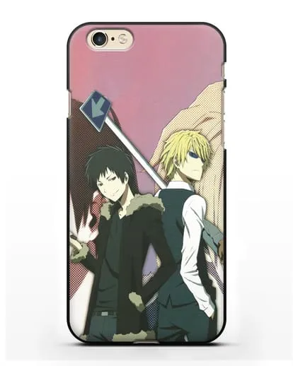 Чехол аниме Дюрарара!! (Durarara!!) Шизуо и Изая силиконовый для iPhone 6