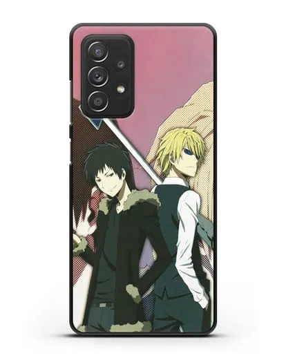 Чехол аниме Дюрарара!! (Durarara!!) Шизуо и Изая силиконовый для Samsung Galaxy A53