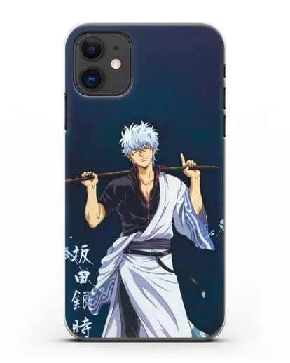 Чехол аниме Гинтама (Gintama) Саката гинтоки силиконовый для iPhone 11