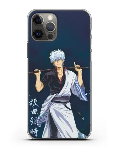 Чехол аниме Гинтама (Gintama) Саката гинтоки силиконовый для iPhone 12 Pro