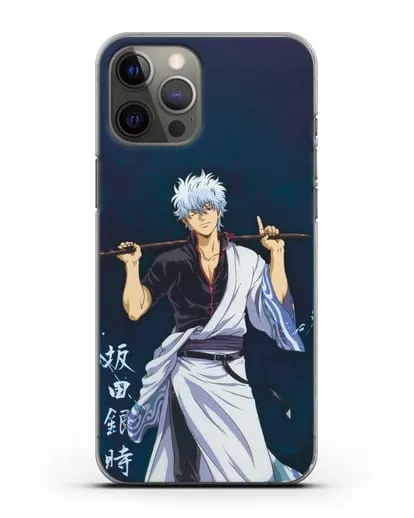 Чехол аниме Гинтама (Gintama) Саката гинтоки силиконовый для iPhone 12 Pro Max
