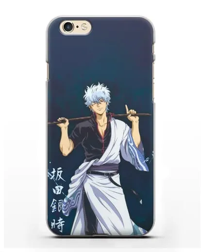 Чехол аниме Гинтама (Gintama) Саката гинтоки силиконовый для iPhone 6