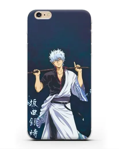 Чехол аниме Гинтама (Gintama) Саката гинтоки силиконовый для iPhone 6s Plus