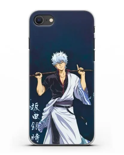 Чехол аниме Гинтама (Gintama) Саката гинтоки силиконовый для iPhone SE 2020