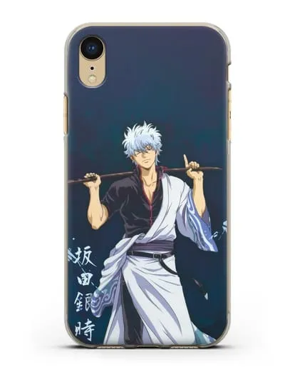 Чехол аниме Гинтама (Gintama) Саката гинтоки силиконовый для iPhone XR