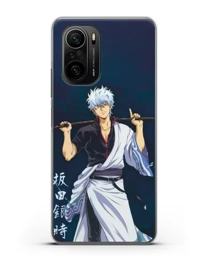Чехол аниме Гинтама (Gintama) Саката гинтоки силиконовый для Xiaomi Poco F3 Pro