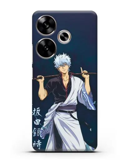 Чехол аниме Гинтама (Gintama) Саката гинтоки силиконовый для Xiaomi Poco F6