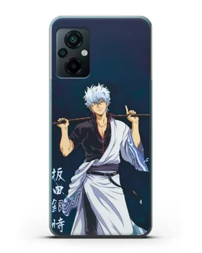 Чехол аниме Гинтама (Gintama) Саката гинтоки силиконовый для Xiaomi Poco M5
