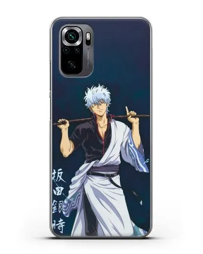 Чехол аниме Гинтама (Gintama) Саката гинтоки силиконовый для Xiaomi Poco M5s