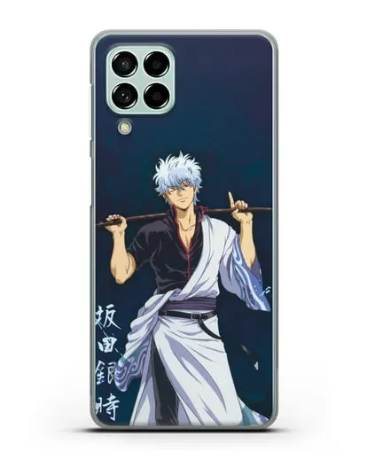 Чехол аниме Гинтама (Gintama) Саката гинтоки силиконовый для Samsung Galaxy M53 [SM-M536]